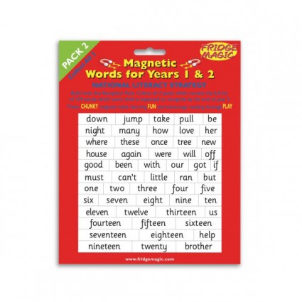 Magnetic Words for Years 1&2 PACK 2 Key Stage