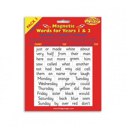 Magnetic Words for Years 1&2 PACK 3 Key Stage