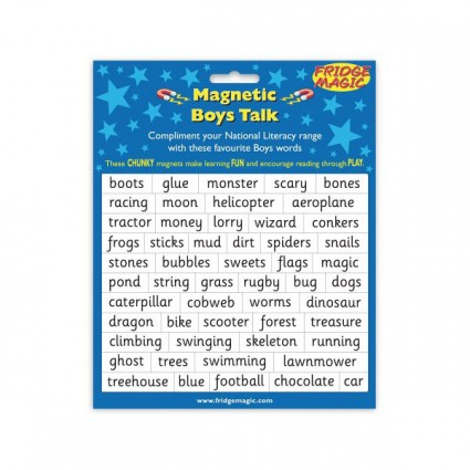 Magnetic Boys Talk Words