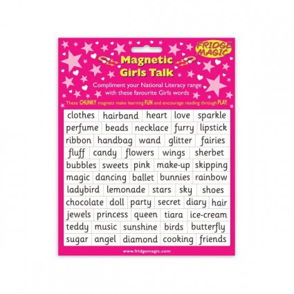 Magnetic Girls Talk Words Magnetic Girls Talk Words