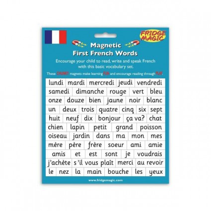 Magnetic First French Words