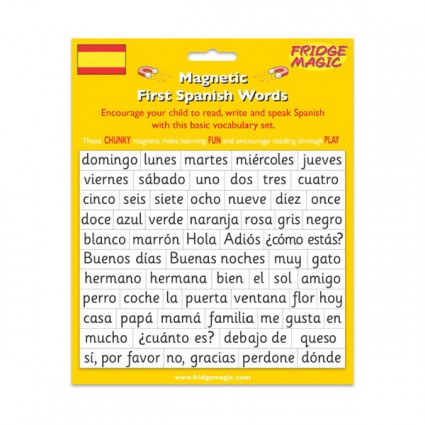 Magnetic First Spanish Words