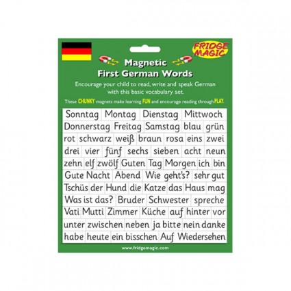 Magnetic First German Words