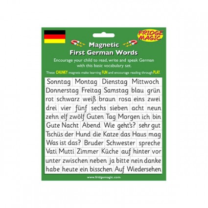 Magnetic First German Words Magnetic First German Words