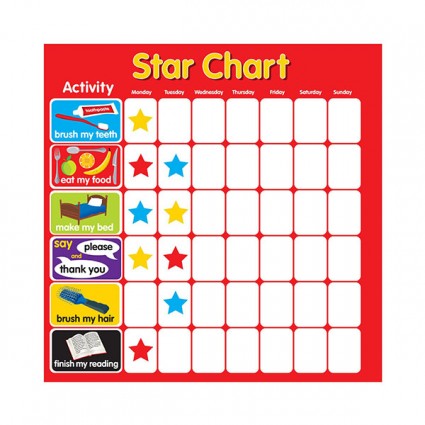 Magnetic Square Star Chart-32x32cm