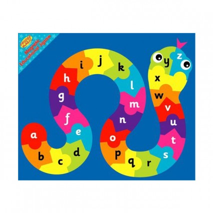 Magnetic Educational a-z Snake Jigsaw