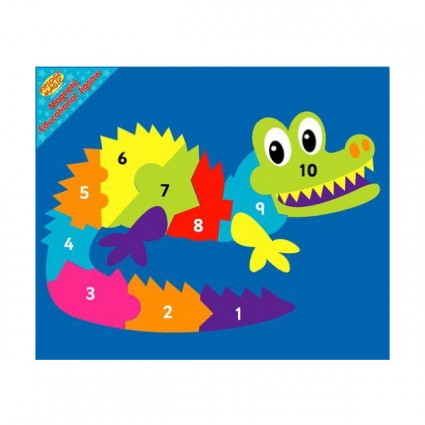 Magnetic Educational 1-10 Crocodile Jigsaw