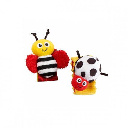 Lamaze High Contrast Wrist Rattles